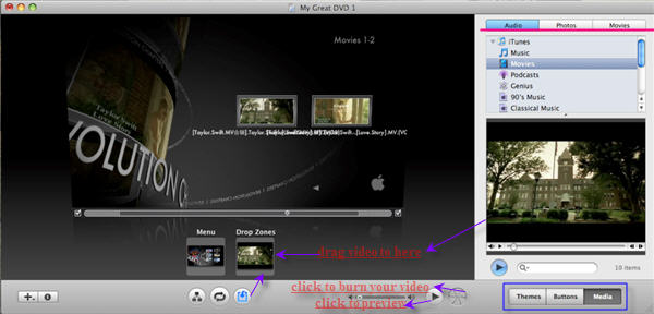 Free Flip to DVD Creator software burn flip video to dvds on Mac