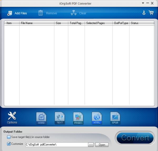 iOrgsoft PDF Converter for Mac OS X 2.1.1 full
