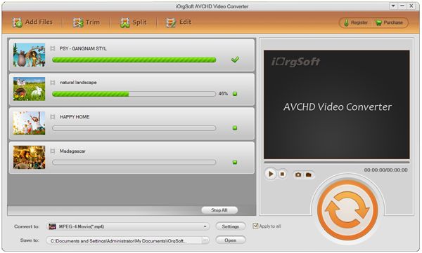 Convert TRP files to Windows Movie Maker with AVCHD Converter