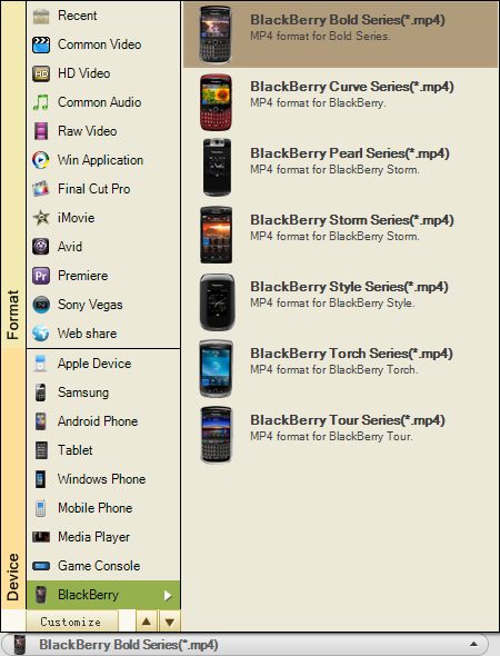Tod to BlackBerry Converter