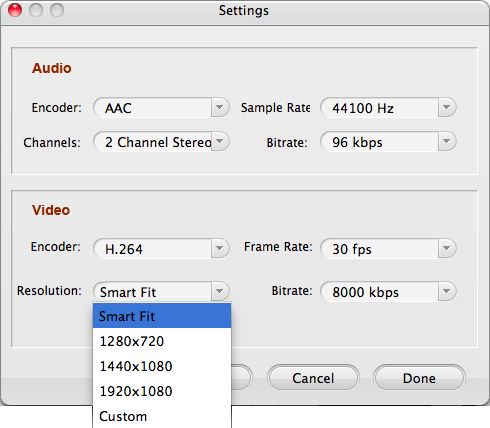 Creative Zen Video Converter for Mac