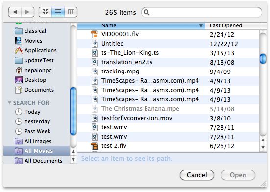 Edit/split/cut/merge/crop/adjust/export .VOB files on Mac